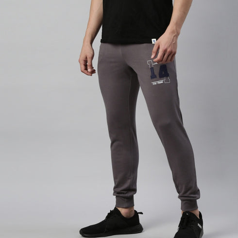 Black & Grey Solid Lounge Set